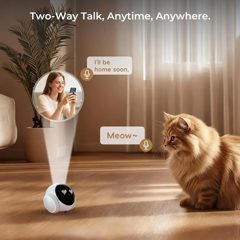 Movable Indoor Pet Robot Camer - đánh giá và giá Smart Home Video