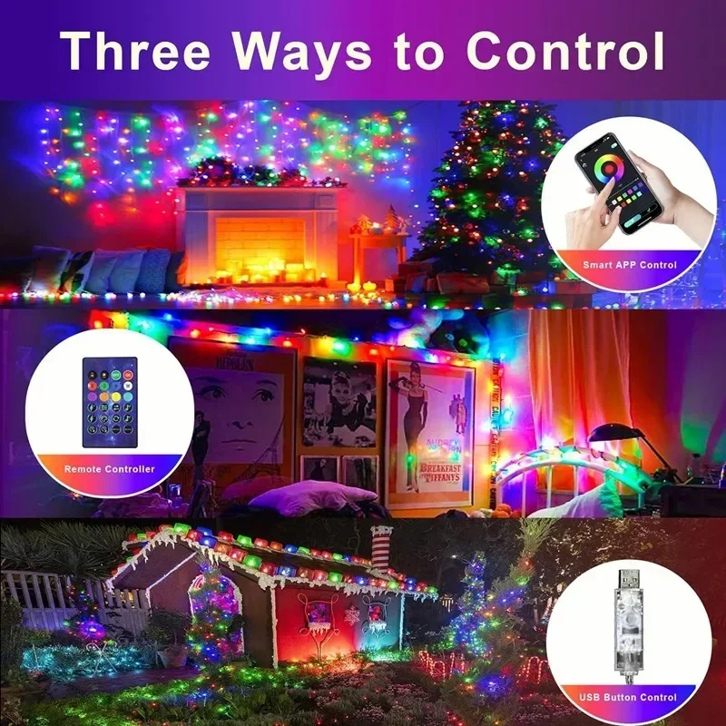 RGBIC LED String Lights Smart  - đánh giá và giá Smart Home Yellow