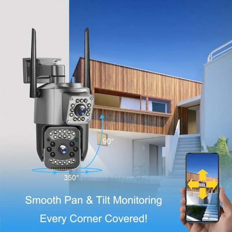 8MP WIFI IP Camera 4K PTZ Dual - đánh giá và giá Smart Home Camera Ezviz