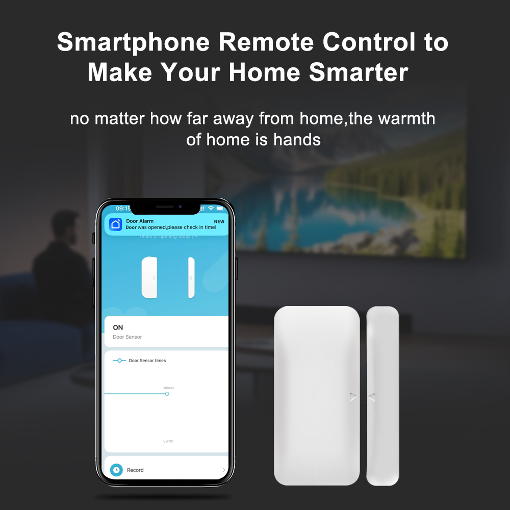 Tuya Zigbee Wireless Door Wind - đánh giá và giá Wireless Door Sensor
