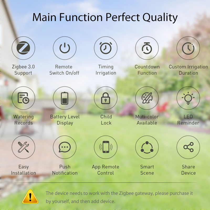 Smart Life ZigBee Watering Tim - đánh giá và giá Smart Home Plus