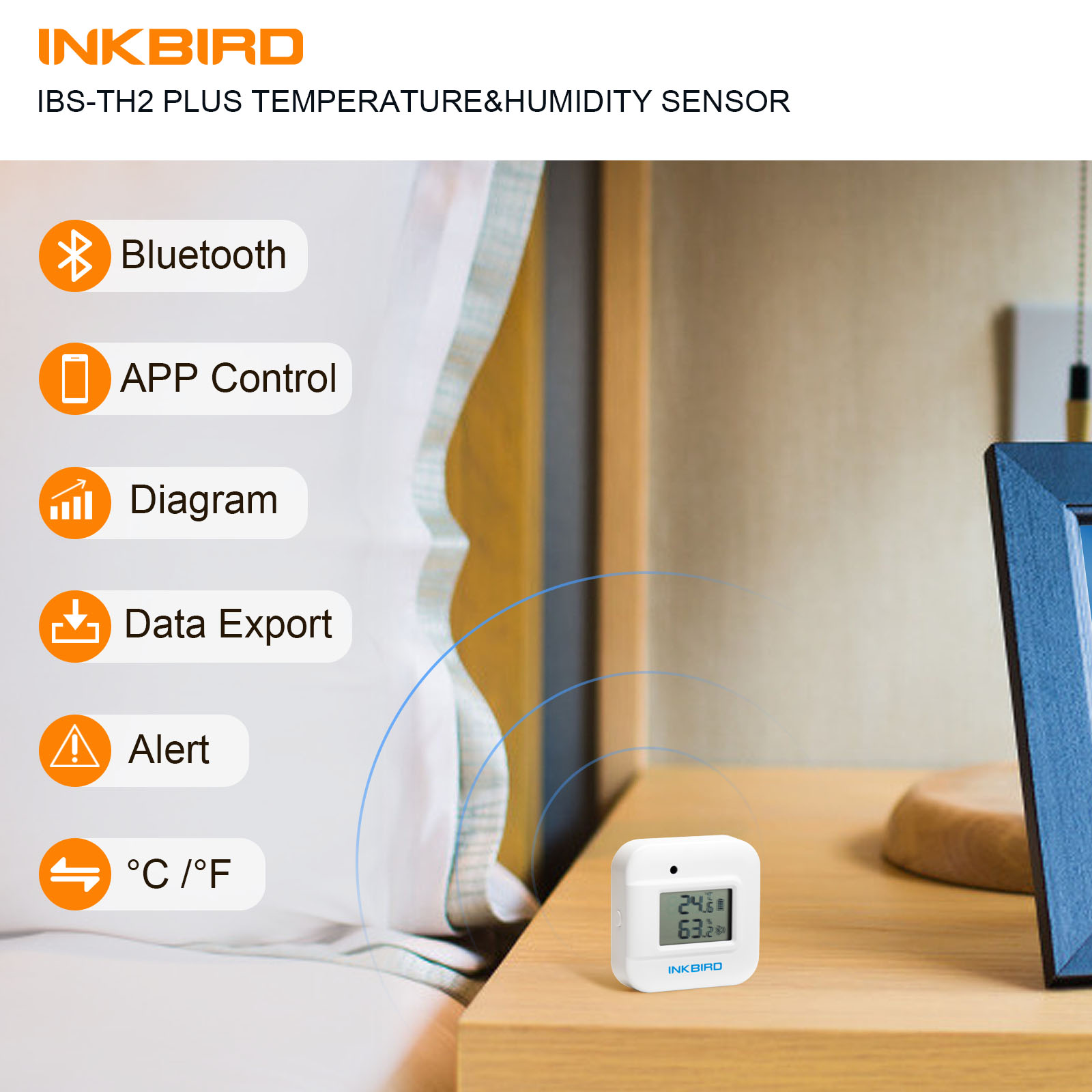 INKBIRD IBS-TH2 Plus Bluetooth - đánh giá và giá Smart Home Plus