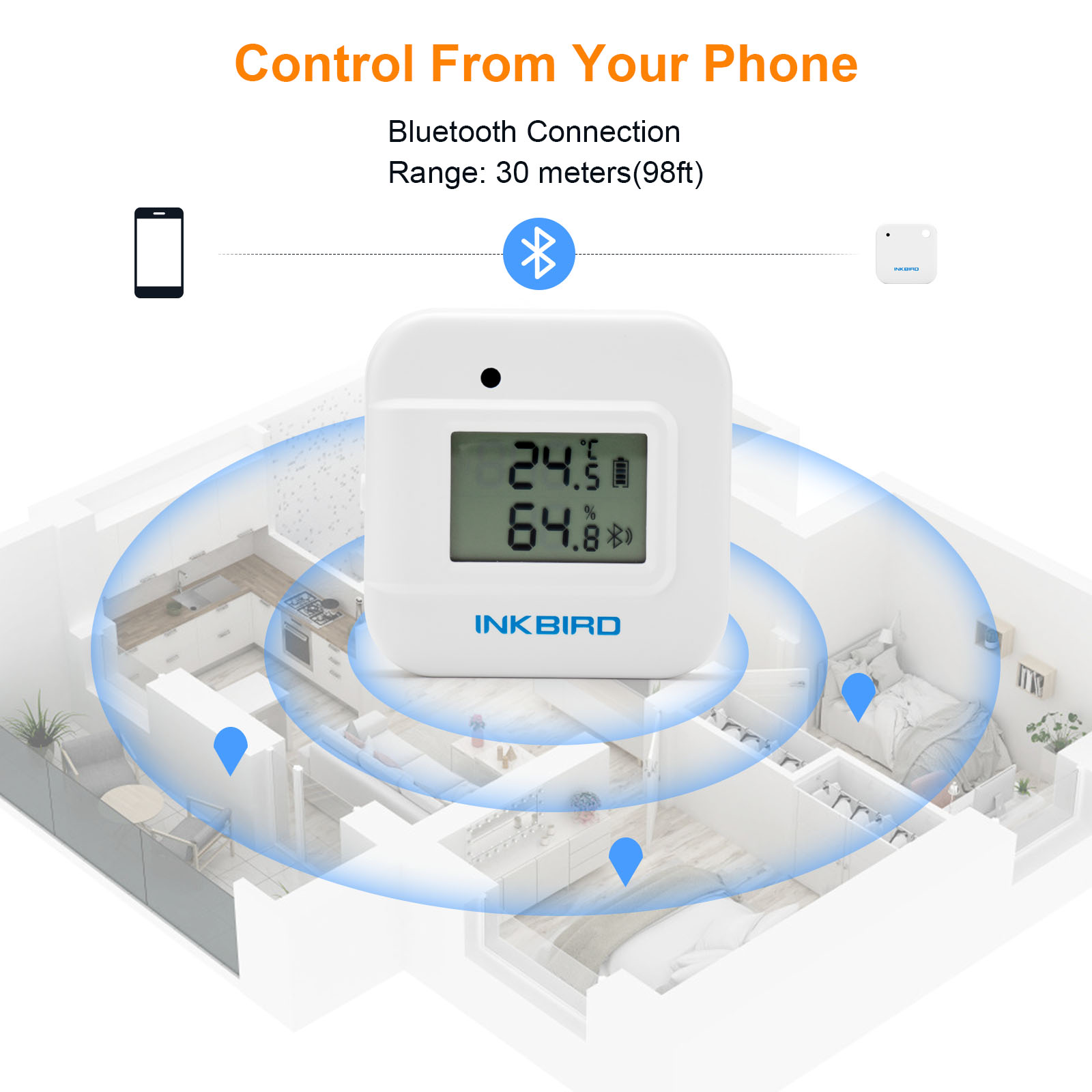 INKBIRD IBS-TH2 Plus Bluetooth - đánh giá và giá Smart Home Plus