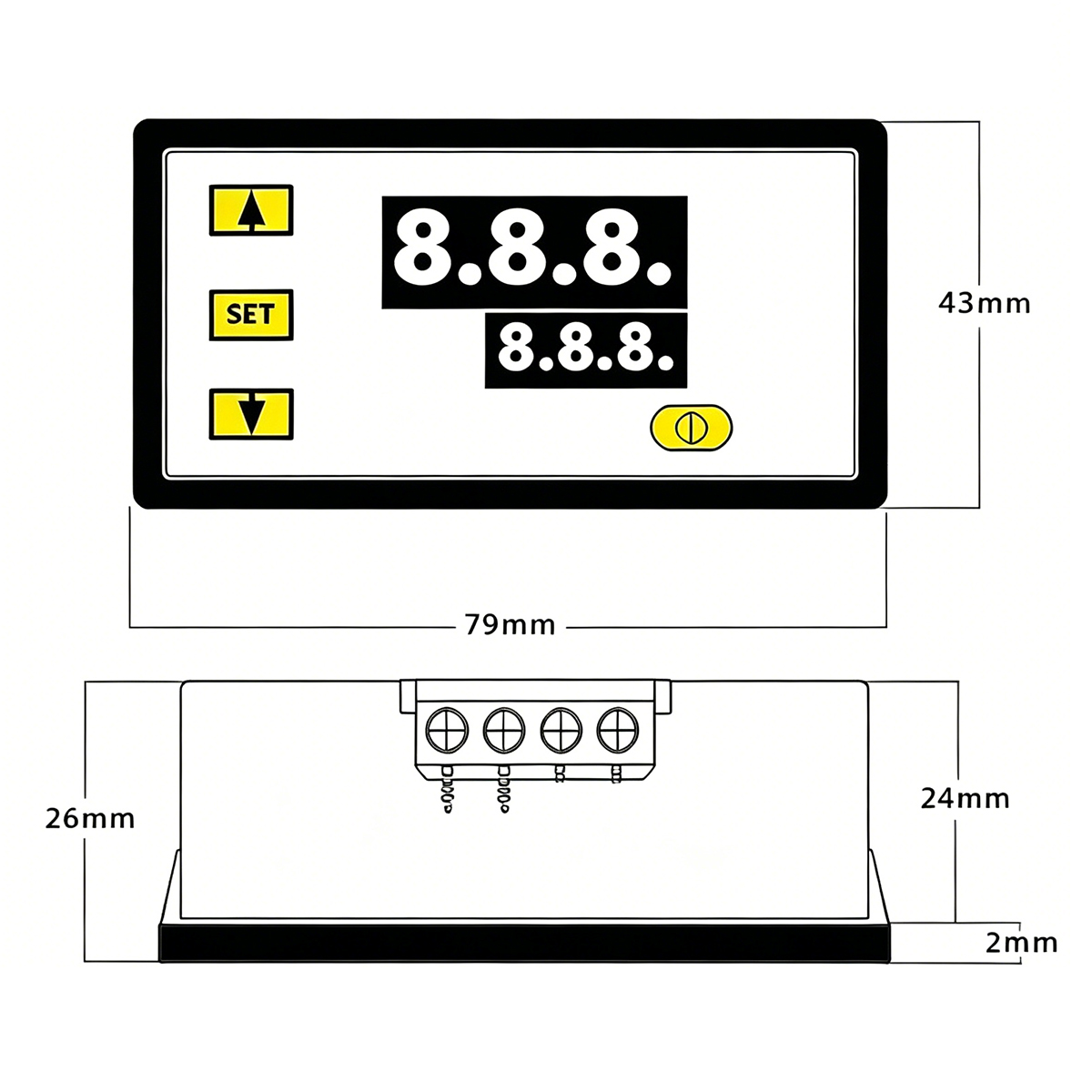 W3230 Digital Temperature Cont - đánh giá và giá Temperature Sensor