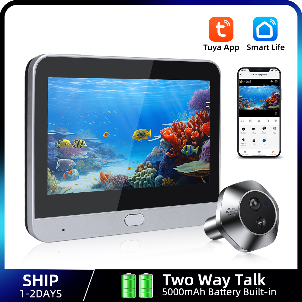 1080P WiFi Peephole Tuya Smart - đánh giá và giá Smart Home Video
