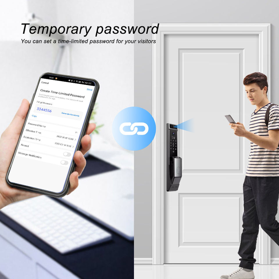 Smart Door Lock Keyless Tuya W - đánh giá và giá Smart Home Door Lock
